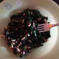 El cooksnap de Mónica Flores Sanz cuando hizo Espinacas frescas rehogadas al estilo de Luís.
