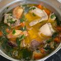 Cooksnap Zarina Nazifa semasa beliau membuat Sup ayam ala thai.