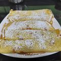 El cooksnap de Teresita Felíz cuando hizo Panqueques Manjar y nuez.