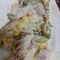 El cooksnap de Maricarmen Herrera cuando hizo Pollo en rajas de chile poblano.