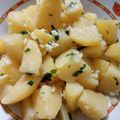 Cooksnap dari Irene MN untuk resep Steamed Potato Garlic (diet low karbohidrat, low purin)
