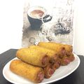 El cooksnap de Susana MJ cuando hizo Flamenquínes de pan de molde con beicon longaniza fresca y queso chedar.