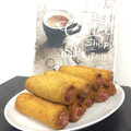 El cooksnap de Susana MJ cuando hizo Flamenquínes de pan de molde con beicon longaniza fresca y queso chedar.