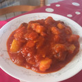 El cooksnap de Alberto san cuando hizo Albóndigas en salsa de tomate.