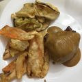 El cooksnap de Alicia Lagarto cuando hizo Tempura de verduras.