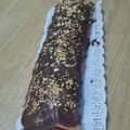 El cooksnap de aromadejazmines cuando hizo Brazo de gitano con crema de chocolate.
