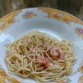 Cooksnap dari Kiki Lestari untuk resep Spaghetti aglio olio udang