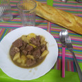 El cooksnap de Isabel cuando hizo Guisado de carne con patatas.
