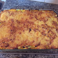 El cooksnap de dinaergas cuando hizo Calabacines gratinados con crema de calabaza, curry y queso.