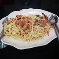 Cooksnap dari Hermawan Ardiyanto untuk resep Spaghetti Aglio Olio Pedas Wangi Daun Jeruk Andalan Keluarga😍