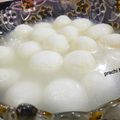 Prachi Mayank Mittal का कुकस्नैप जब उन्होंने केसरी रसगुल्ले (Kesari rasgulla recipe in Hindi) बनाया था।