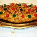 El cooksnap de carme castillo cuando hizo Coca de frutas o coca de San Juan.
