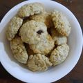 El cooksnap de Mica cuando hizo Galletitas de avena con pasas de uva, arándanos y fruta en almíbar.