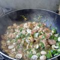 El cooksnap de Bruno Tapia cuando hizo Pollo estilo coreano.
