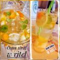 صورة من Oum Siraj W Ritel، شاركها بعد تجربة وصفة مشروب مركز النعناع مع الفواكه 🍒🍑