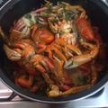 El cooksnap de Marla Zurama Calderon cuando hizo Cangrejada ecuatoriana.