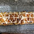 El cooksnap de Belen Majul cuando hizo Rosca de Pascua con harina leudante Pureza y en molde de budín.