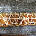 El cooksnap de Belen Majul cuando hizo Rosca de Pascua con harina leudante Pureza y en molde de budín.