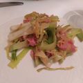 El cooksnap de Elenamartinb cuando hizo Puerros a la plancha con jamón.