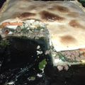El cooksnap de Eve Morales cuando hizo Tarta de Espinaca y Pollo.