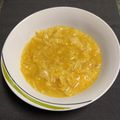 El cooksnap de La Jícara cuando hizo Sopa de puerro y berza o col.