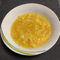El cooksnap de La Jícara cuando hizo Sopa de puerro y berza o col.