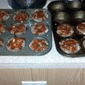 LMFDK's cooksnap of when they made Ray's Game Day Chili Spaghetti Cups.
