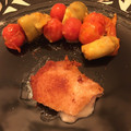 El cooksnap de astrid badia cuando hizo Guarnición de tomates cherry y alcachofas salteados a la soja.