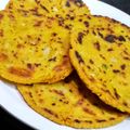 Mukta का कुकस्नैप जब उन्होंने मक्के के आटे का पराठा (makke ke atte ka paratha recipe in Hindi) बनाया था।