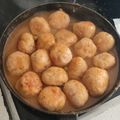 El cooksnap de Raquel Belvis cuando hizo Albóndigas de pavo en salsa.