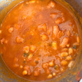 El cooksnap de Miriam cuando hizo Alubias blancas salteadas con salchichas y verduras.