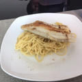 El cooksnap de Sergio Andrés Vega Salas cuando hizo Filete de Tilapia sobre Espaguetis a la Parmesana.