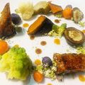 il Serena Delfi quando ha preparato Giardino d’autunno (Tempeh in salsa teriyaky con verdure di stagione)
