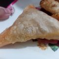 Farwa Ali's cooksnap of when they made Triangle shape Mini Samosa.