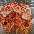 El cooksnap de Johanna Escobar cuando hizo Torta Rogel con Merengue Italiano.