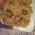 Mahreen Rauf 's cooksnap of when they made Motton yakni pulao.