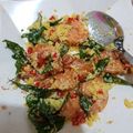 Cooksnap Yasir_chad semasa beliau membuat Butter Prawn Bersarang.
