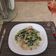 El cooksnap de Verónica Rojas Hernández cuando hizo Pasta Alfredo con espinacas.