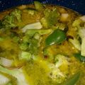 El cooksnap de Carito Sagaz cuando hizo Cueresmeños con verduras encurtidos.