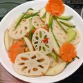 Cooksnap của Bạch Hương khi họ làm theo món Kim chi củ sen