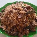 Cooksnap dari Nevitriyani Geya untuk resep Serundeng daging
