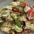Cooksnap de Marina Nhamba quando cozinhou Salada de Abacate com Mozarella e Tomate Cherry.