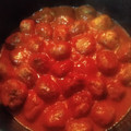 El cooksnap de Sary Pc cuando hizo Albondigas en salsa de piquillos.