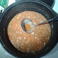 Russell Mikesell's cooksnap of when they made Bean and Bacon Soup.