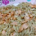 Cooksnap dari Lyahenna untuk resep Spaghetti Salmon Aglio Olio