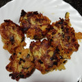 El cooksnap de Estefania cuando hizo Tortitas de patata, calabacín y cebolla.