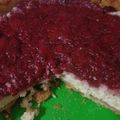 El cooksnap de Sandra cuando hizo Cheesecake fit y postre light fácil. Con frambuesas y frutillas.