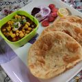 Varsha Ingole Bele's cooksnap of when they made पंजाबी छोले भटुरे (Chole bhature recipe in marathi).
