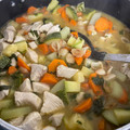 El cooksnap de Ana M Lara Hernández cuando hizo Sopa de conchitas con verduras.