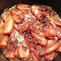 El cooksnap de raquel cuando hizo Chipirones encebollados.